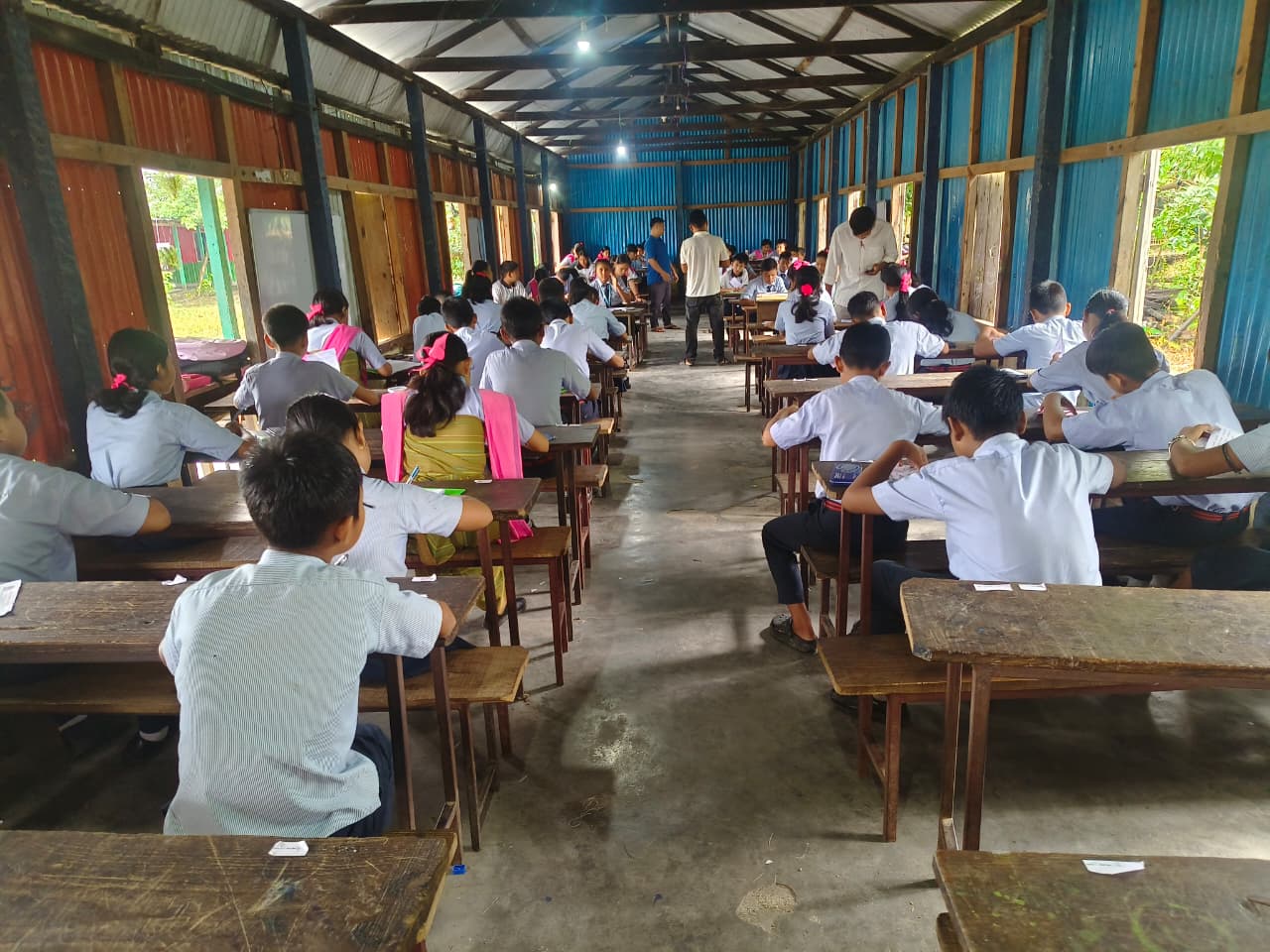 Students in the classroom